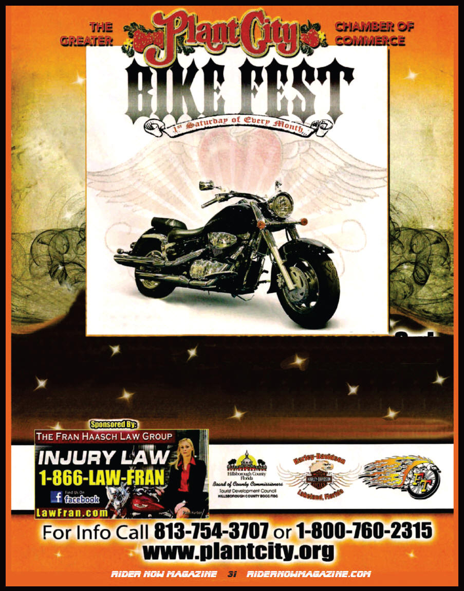 Always the First Saturday of the Month - Plant City Bike Fest