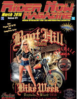 March 2016 Edition, Rider Now Magazine  CLICK HERE